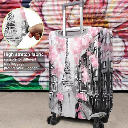 Travel Luggage Cover Suitcase Protector Fits 18-32 Inch Wheel Covers PatternedTravel Related Items Flower Luggage Protector Elastic XL