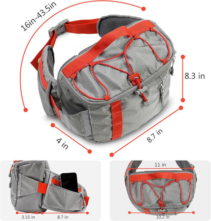 Reflective Hydration Backpack, Hydration Pack - Water Backpack with 2L/3L Hydration Bladder, Essential for Festivals - Rave Hydration Pack for Hiking, Running, Cycling, and Festivals