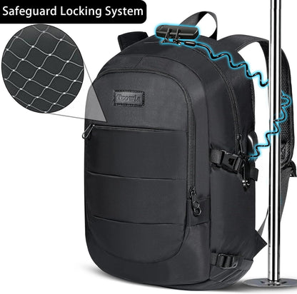 Tzowla 40 Liter Anti Theft with USB Charging Port Laptop Backpack