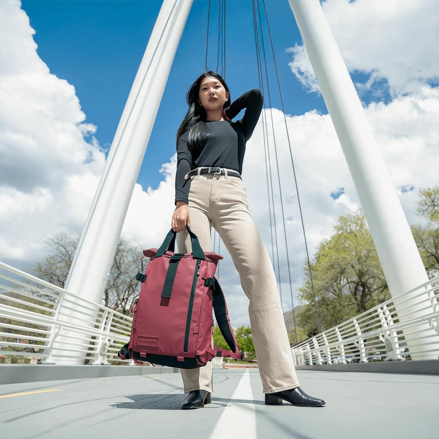 WANDRD All New PRVKE 15L V4 Camera Backpack: Built-In Camera Cube Travel Backpack with Quick Side Access, Rolltop Expansion, Clamshell Opening, Magnetic Tote Handles