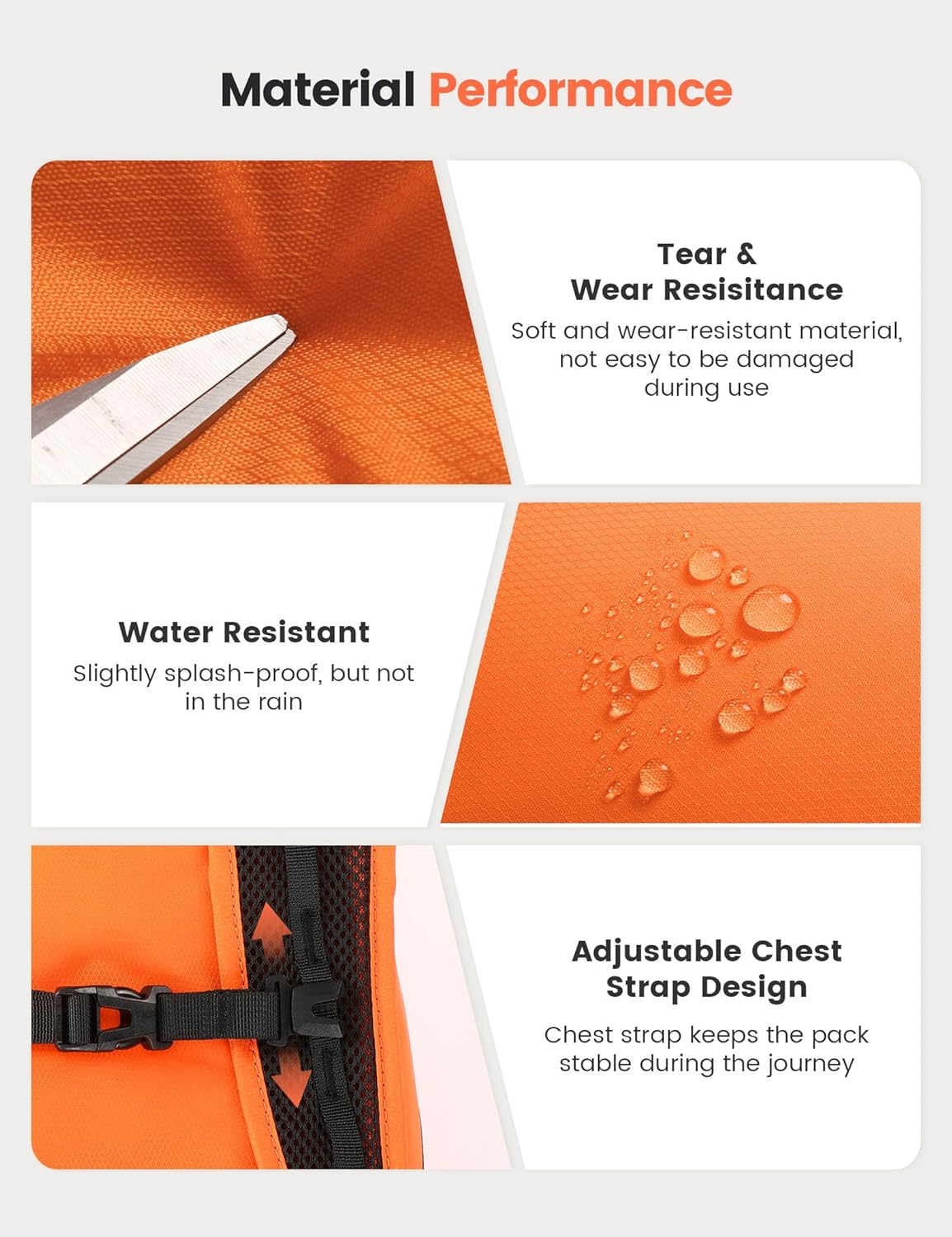 SKYSPER 16L Hiking Backpack Lightweight Small for Women Men, Foldable Packable Daypack - Travel Camping Backpack, Outdoor Hiking Bag