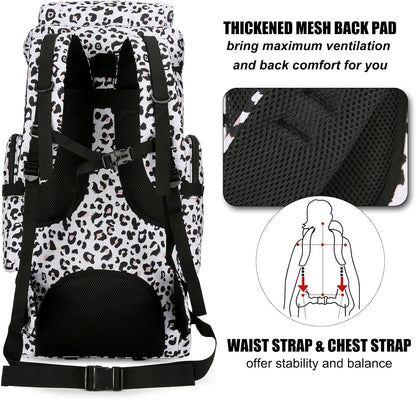 Hiking Backpack for Men 70L/100L Camping Backpack Military Rucksack Molle 3 Days Assault Pack for Climbing