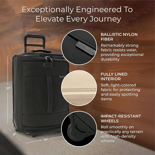 Briggs & Riley Travel Duffel Bag - Weekender & Overnight Luggage for Women & Men, Softside Bag