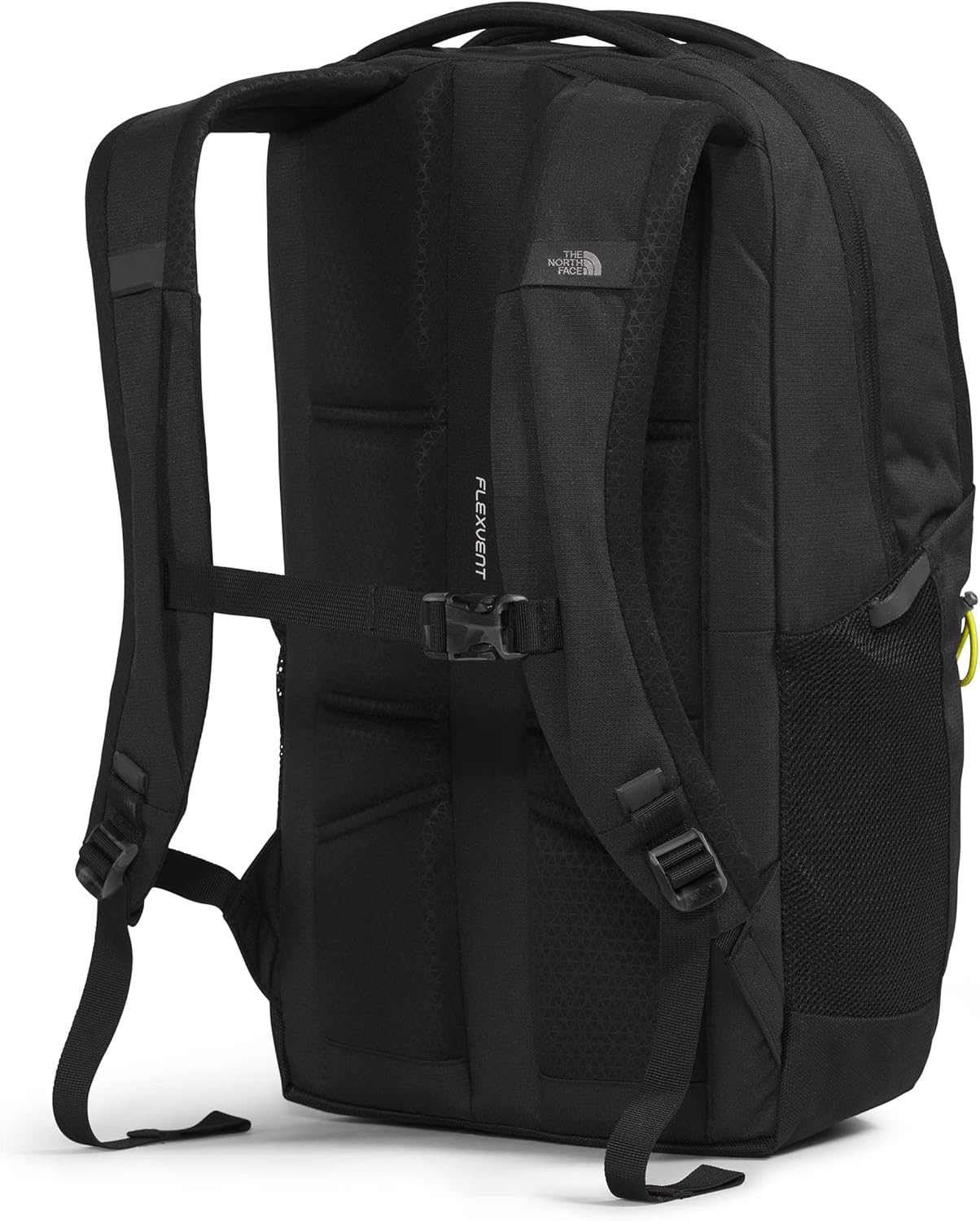The North Face Jester Everyday Laptop Backpack, TNF Black Light Heather/Sulphur Spring Green, One Size