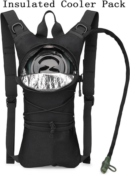 ATBP Running Hydration Vest Pack Thermal Insulation 3L TPU Water Bladder Tactical Backpack Bag for Cycling Hiking Daypack Men & Women