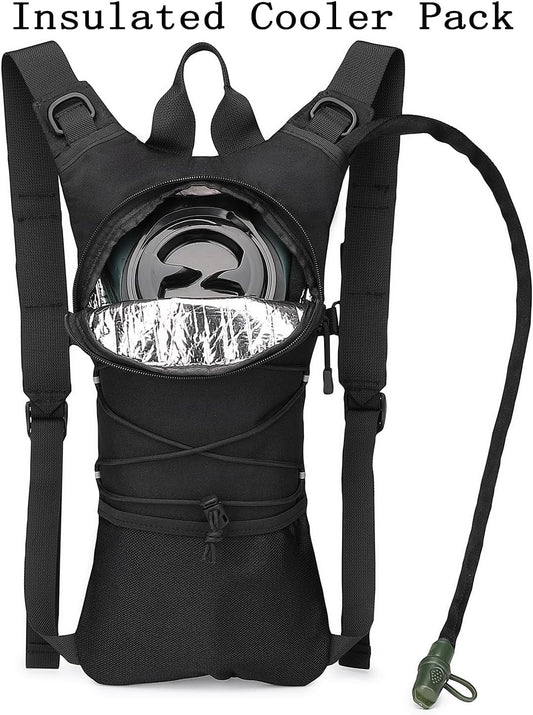 ATBP Running Hydration Vest Pack Thermal Insulation 3L TPU Water Bladder Tactical Backpack Bag for Cycling Hiking Daypack Men & Women