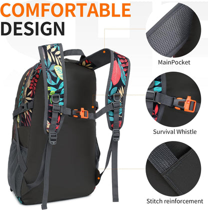 40L Hiking Backpack Lightweight Daypack Waterproof Travel Camping Backpack for Men Women Sport Packable