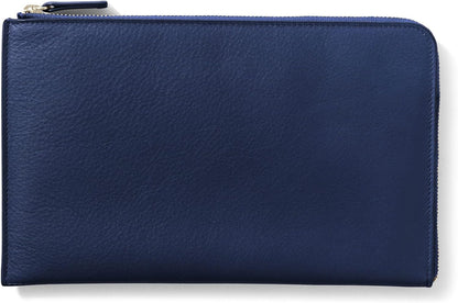 Leatherology Navy Blue Slim Zip Travel Wallet - Compact and lightweight, Versatile storage, Zip closure