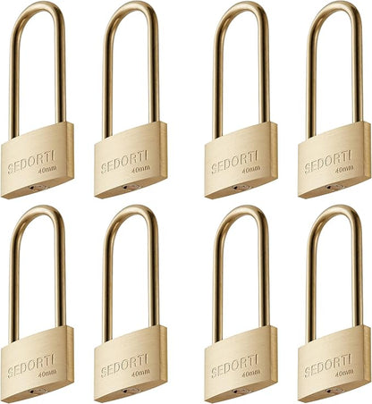 Weather Proof Lock, Keyed Alike Solid Brass Padlocks by SEDORTI