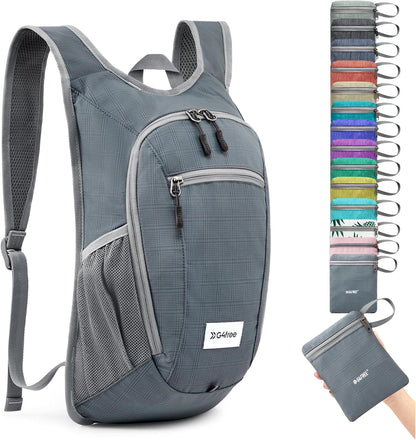 G4Free 10L/15L Hiking Backpack Lightweight Packable Hiking Daypack Small Travel Outdoor Foldable Shoulder Bag