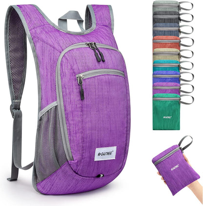 G4Free 10L/15L Hiking Backpack Lightweight Packable Hiking Daypack Small Travel Outdoor Foldable Shoulder Bag