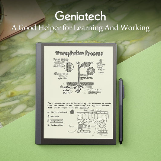 Kloudnote Slim 10.3" Digital Notebook, E Ink Tablet and ePaper Notepad for ebook Reading and Writing, 227ppi ereader Device in 2025, 5.3mm Ultra-Thin (Grey)