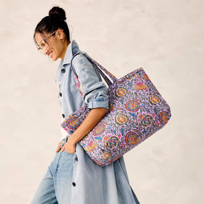 Premium Cotton Knollton Travel Tote Bag