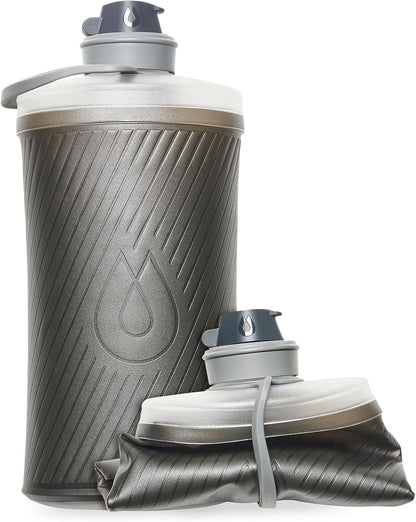 HydraPak Flux - Collapsible Backpacking Water Bottle (750ml, 1L, 1.5L) - BPA Free, Ultra Light, Spill-Proof Twist Cap