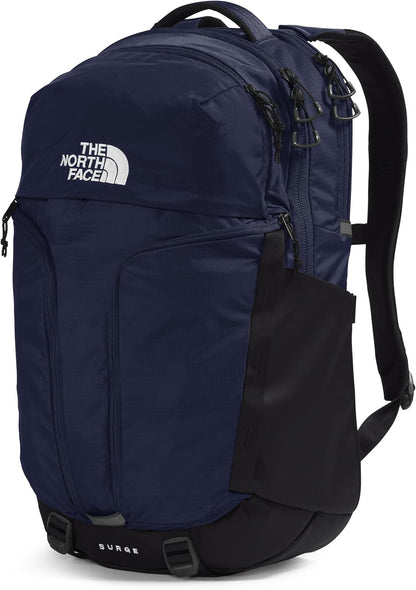 THE NORTH FACE Surge Commuter Laptop Backpack | Daypack with Water Repellent Finish, 16" Laptop Sleeve, Reflective Details, TNF Navy/TNF Black-NPF, One Size