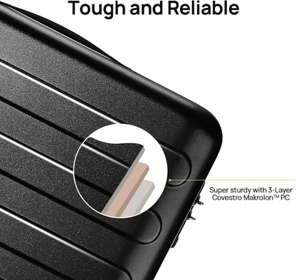 Carry on Luggage 22 X 14 X 9 Airline Approved, 20 Inch Luggage for 3-5 Days Travel, Double Spinner Wheels, 100% Hardshell PC, TSA Lock (01-Black (Basic), Checked 24-Inch)