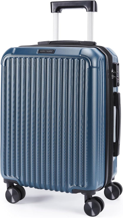 LIGHT FLIGHT Carry On Luggage 22x14x9 Airline Approved, Durable Hard Shell Carry On Suitcases with Wheels, Expandable Hardside Lightweight Travel Luggage with TSA Lock 20 Inch Carry on, Royal Blue