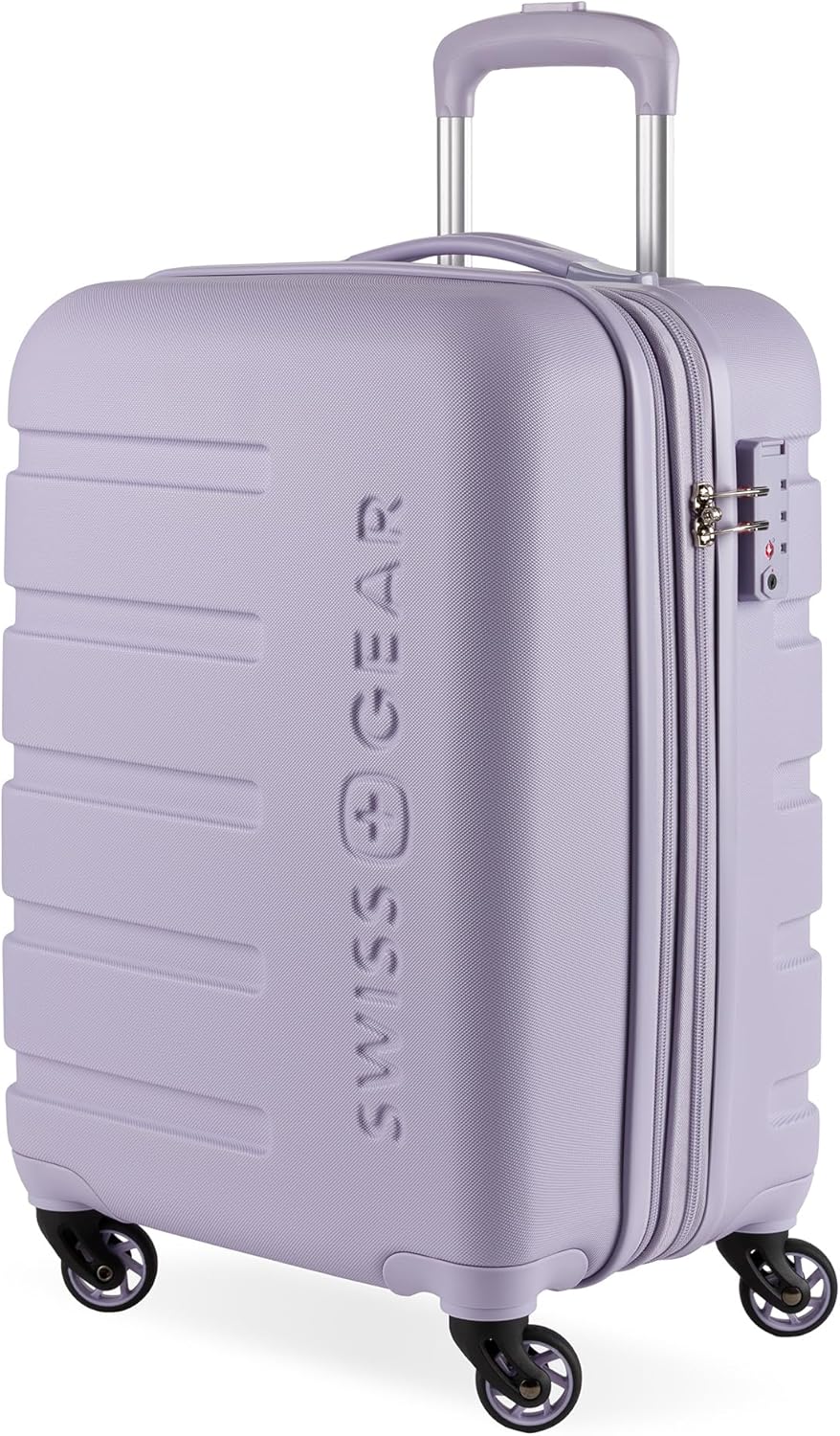 SwissGear 7366 Hardside Expandable Luggage with Spinner Wheels, Evening Haze, Carry-On 19-Inch