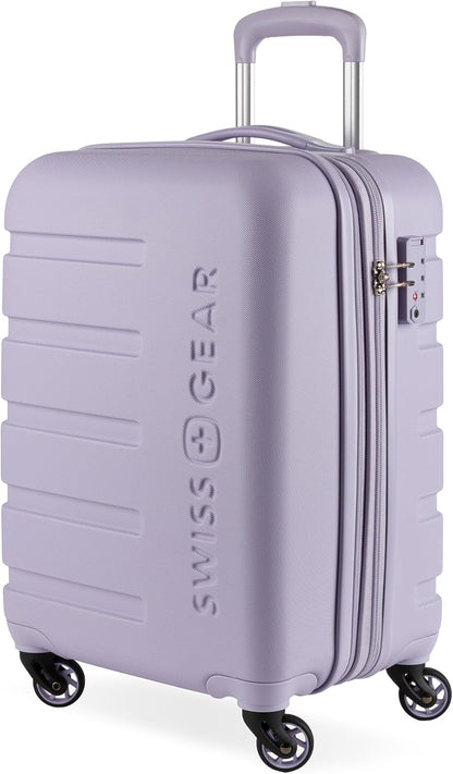 SwissGear 7366 Hardside Expandable Luggage with Spinner Wheels, Evening Haze, Carry-On 19-Inch