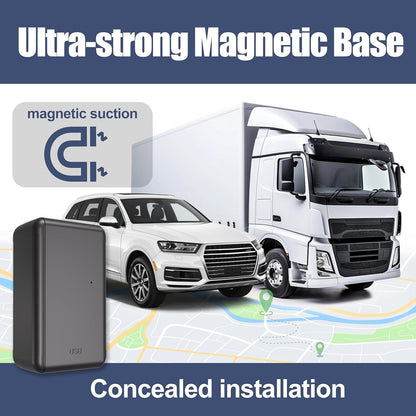 G05A GPS Tracker for Vehicle No Monthly Fees, SIM Card Included, Real-Time Tracking, Global Coverage, Geo-Fencing, Strong Magnetic Attachment, Long Battery Life