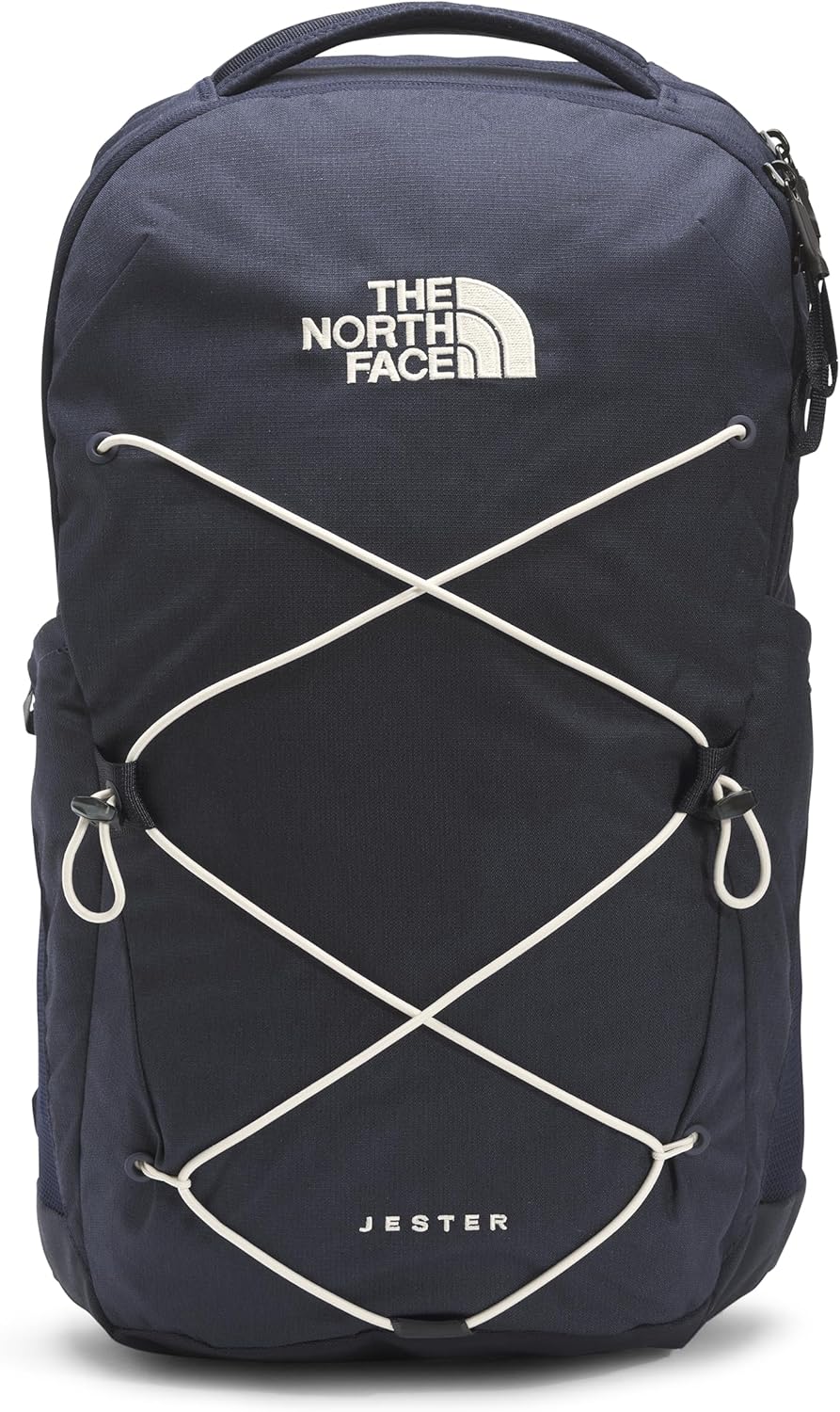 THE NORTH FACE Jester Everyday Laptop Backpack | Commuter Daypack with Water Repellent Finish, 16" Laptop Sleeve, Huge Main Compartment, Aviator Navy Light Heather/Vintage White-NPF, One Size