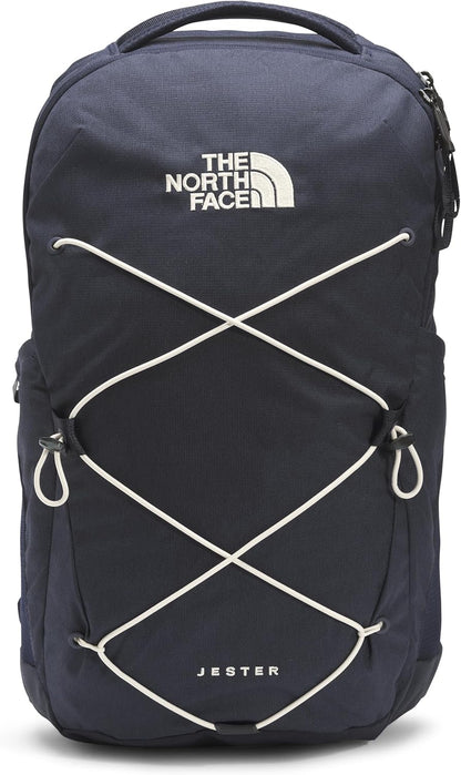 THE NORTH FACE Jester Everyday Laptop Backpack | Commuter Daypack with Water Repellent Finish, 16" Laptop Sleeve, Huge Main Compartment, Aviator Navy Light Heather/Vintage White-NPF, One Size