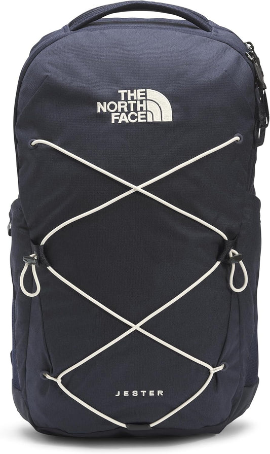 THE NORTH FACE Jester Everyday Laptop Backpack | Commuter Daypack with Water Repellent Finish, 16" Laptop Sleeve, Huge Main Compartment, Aviator Navy Light Heather/Vintage White-NPF, One Size