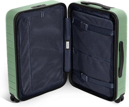 Away Bigger Carry-On Luggage, Lightweight Hardside Large Suitcase with Spinner Wheels, TSA Lock, Airline Approved, Sea Green
