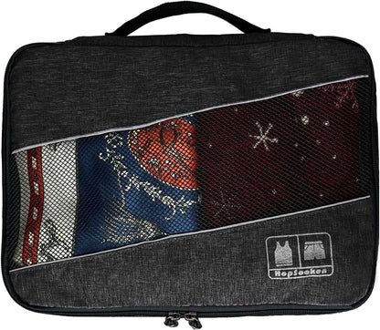 5 Set Packing Cubes for Travel Large Suitcase Luggage Organizer Bags Travel Accessories Vacation 4 Cubes 1 Laundry Pouch Bag