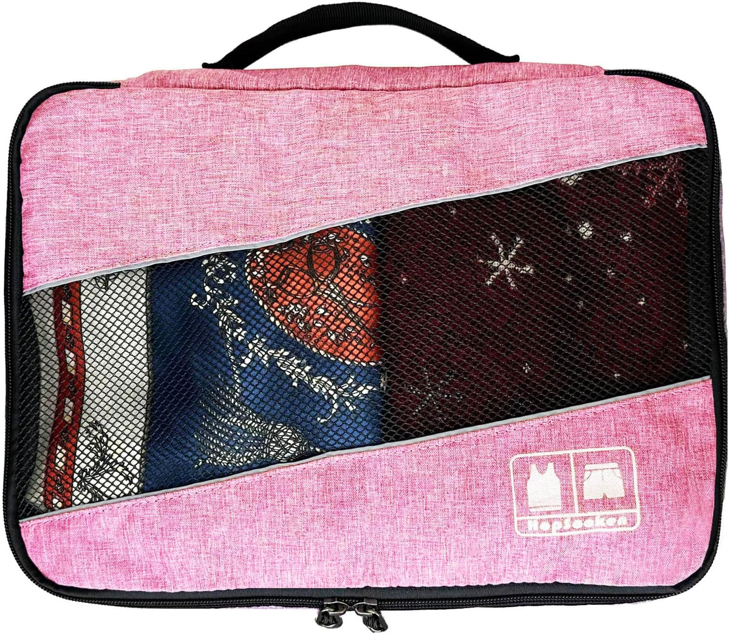 5 Set Packing Cubes for Travel Large Suitcase Luggage Organizer Bags Travel Accessories Vacation 4 Cubes 1 Laundry Pouch Bag