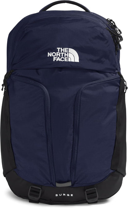 THE NORTH FACE Surge Commuter Laptop Backpack | Daypack with Water Repellent Finish, 16" Laptop Sleeve, Reflective Details, TNF Navy/TNF Black-NPF, One Size