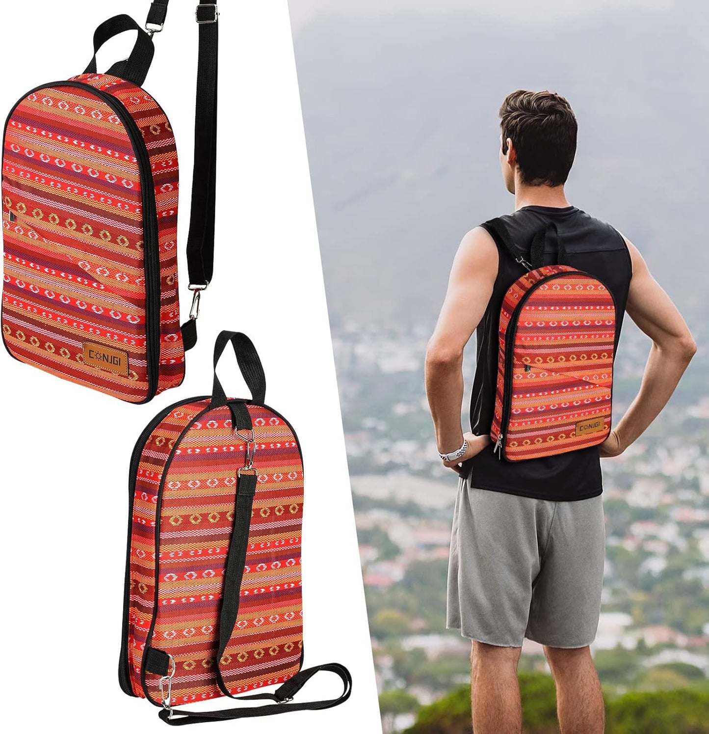 Camping Cookware Storage Bag - Camping Cooking Utensils Set Bag Camping Tool Portable Storage Bag Suitable for Knife, Fork, Spoon, Chopping Board, Chef's Knife,Kitchenware Storage