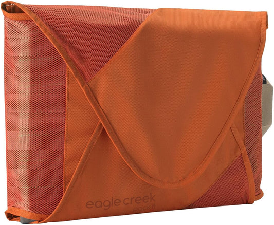 Eagle Creek Pack-It Original Garment Folder - Travel Garment Bag with Compression Wings to Maximize Luggage Space - Convenient Top Handle - Quick Drying Material - Mandarin - Large