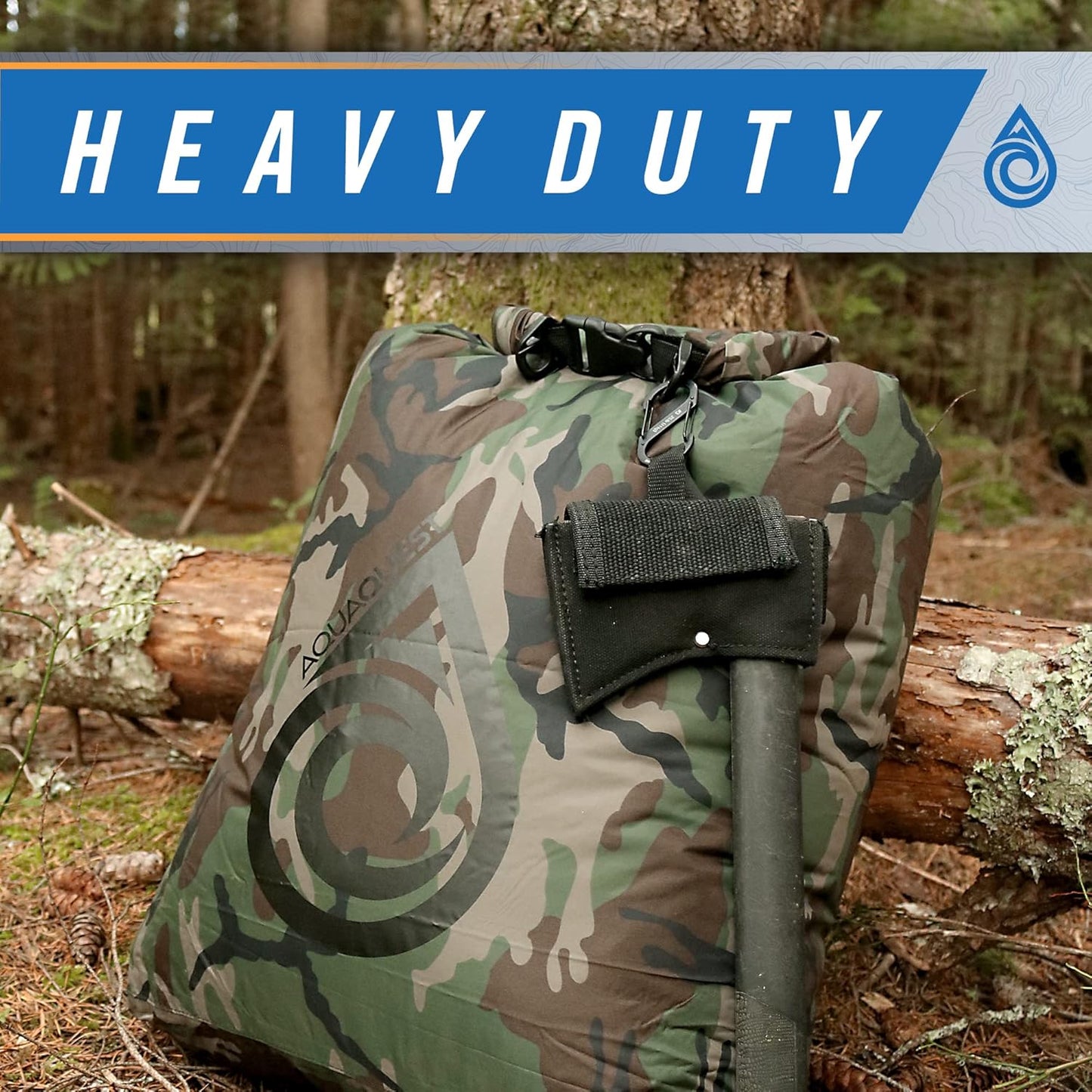 AquaQuest Rogue Dry Bag – 100L Olive Drab – 100% Waterproof Roll Top – Boating Dry Bag