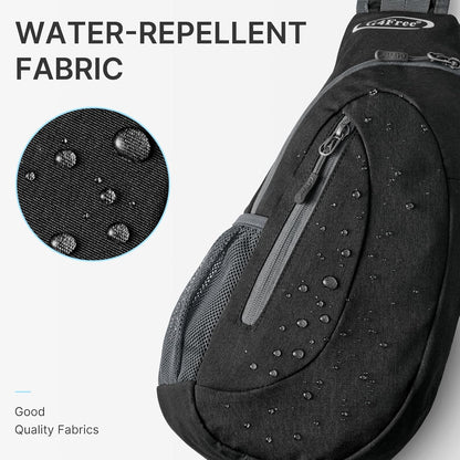 G4Free Sling Bag for Men Women, Small Crossbody Backpack Lightweight Chest Shoulder Bags for Travel, Outdoor and Sports (Dark Grey)