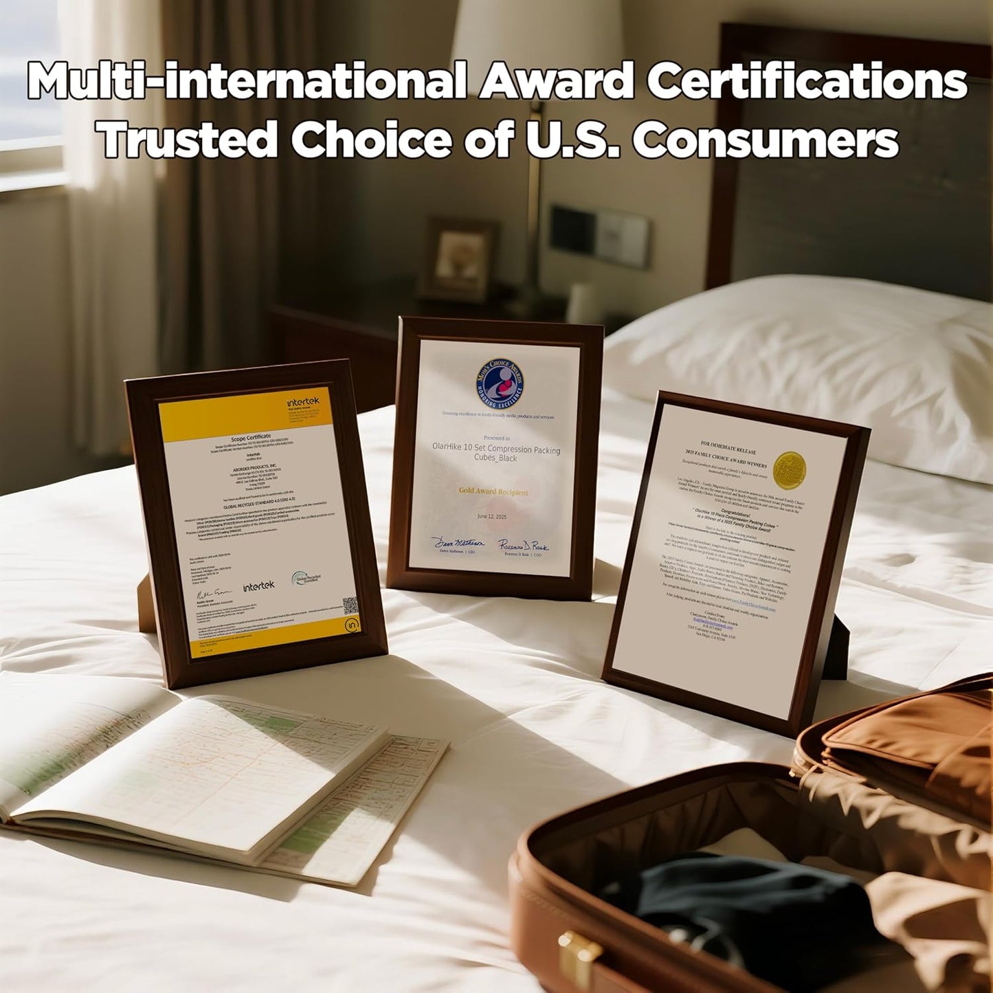 10 Set Compression Packing Cubes for Travel Women Mom,OlarHike Luggage Clothes Storage Gifts for Travelers,Airplane/Cruise/Car/Train Travel Essentials,Compressible Expandable Saver Space Bags(Beige)