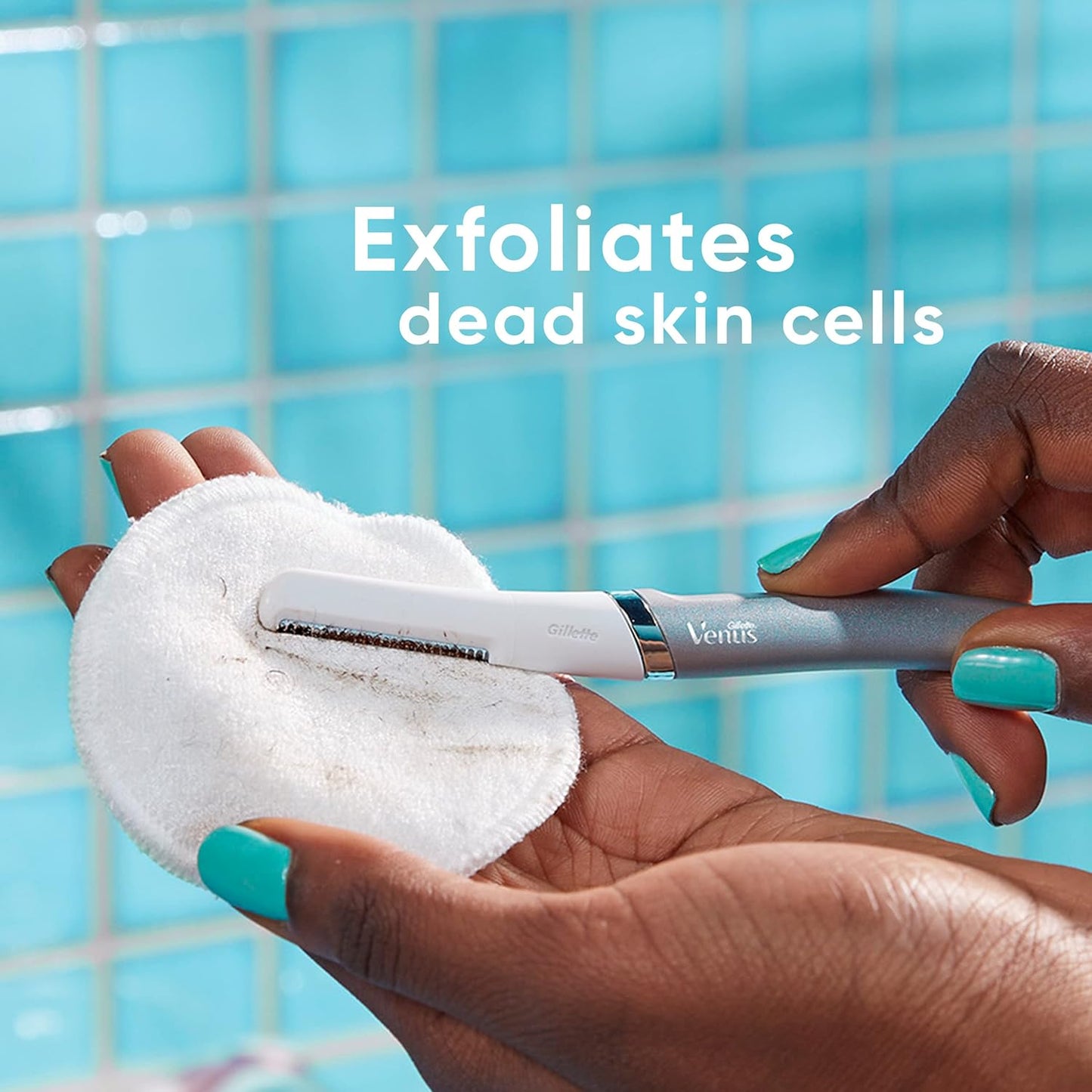 Gillette Venus Facial Razor Refills, Dermaplaning Exfoliating Replacement Blades, 4-Count