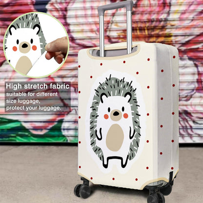 Travel Luggage Cover Suitcase Protector Fits 18-32 Inch Wheel Covers PatternedTravel Related Items Flower Luggage Protector Elastic L
