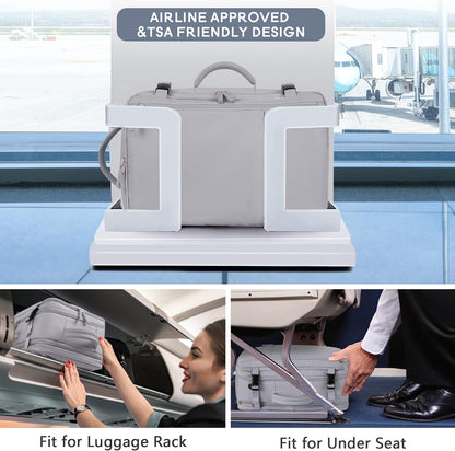 Beraliy Large Travel Backpack, Ailrline Approved Personal Item Bag, 17.3 Inch Laptop Backpack, 40L Carry On Travel Bag, Hiking Backpack, Casual Backpack, Dark Grey