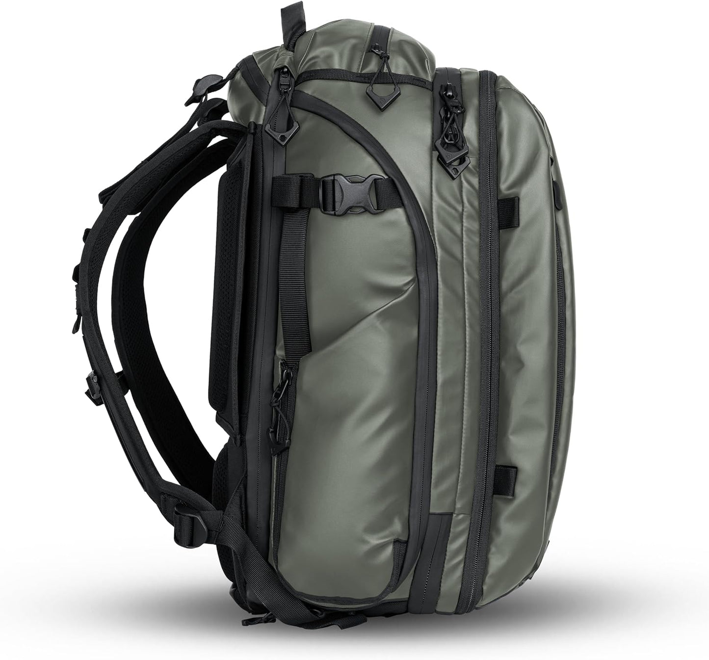 WANDRD TRANSIT Travel Backpack (45L): Large Expandable Carry-On Adventure Bag – Weather-Resistant Travel Backpack with Laptop Sleeve, Dual Side Access & Hidden AirTag Pocket