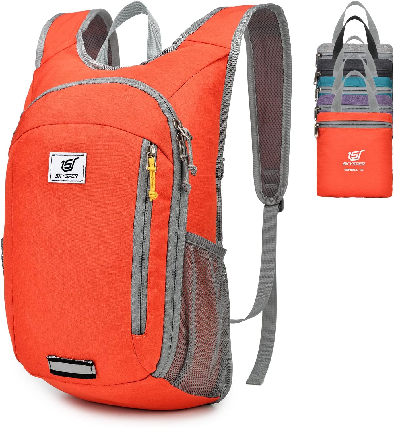SKYSPER Small Daypack 10L Hiking Backpack Packable Lightweight Travel Day Pack for Women Men