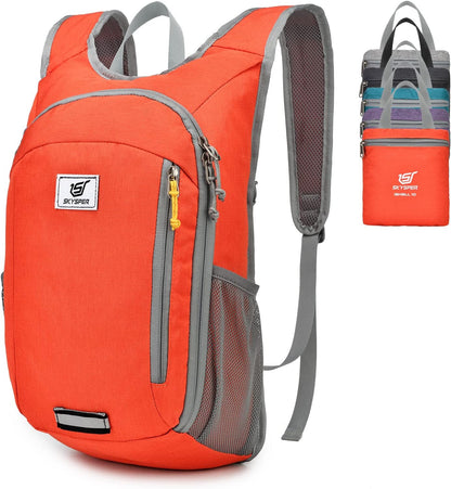 SKYSPER Small Daypack 10L Hiking Backpack Packable Lightweight Travel Day Pack for Women Men