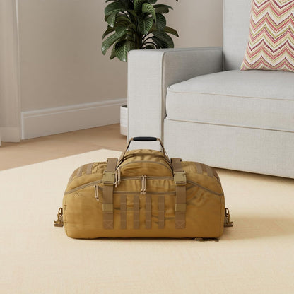 Gym Bag Duffle Bags Backpack - Travel Weekender Bag for Men Women Workout Bag for Military,Sports,Overnight,Basketball,Tactical,Football,Waterproof & Tear Resistant