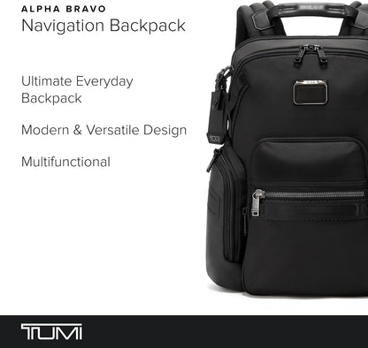 TUMI - Alpha Bravo Navigation Backpack - Everyday Travel Backpack - Fits Up to 15" Laptop - 16.0" X 14.0" X 7.3"