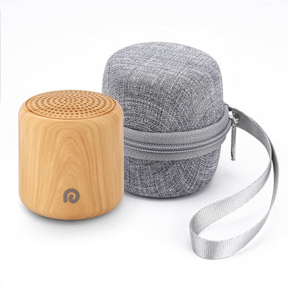 Dreamegg Portable White Noise Machine with Travel Case - Egg-Sized Sound Machine for Baby & Adult Sleep, 16 Soothing Sounds, 1000mAh Battery, Timer, Sound Machine for Baby Adults Home Gift, Wood