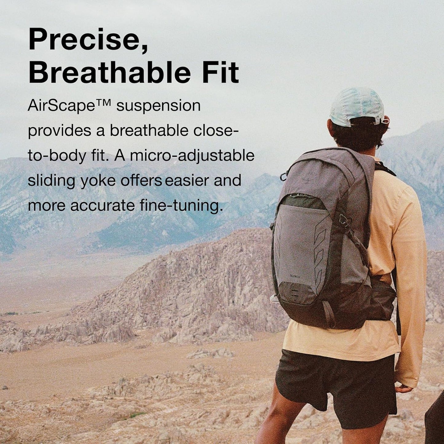 Osprey Talon 22L Men's Lightweight Hiking Backpack with Hipbelt, Frosty Mint Green/Night Shift