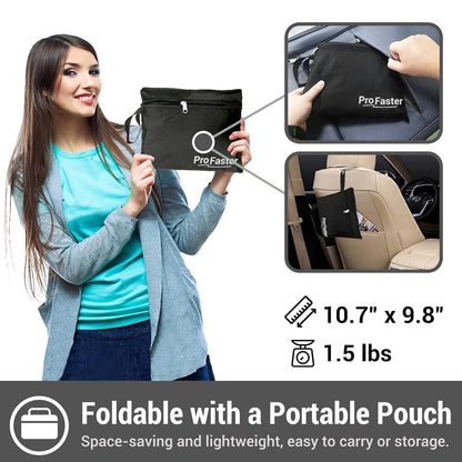 Car Seat Travel Bag Backpack for Air Travel Universal Infant Carseat Gate Check Bag Cover for Airplane, Foldable with Pouch, Gray