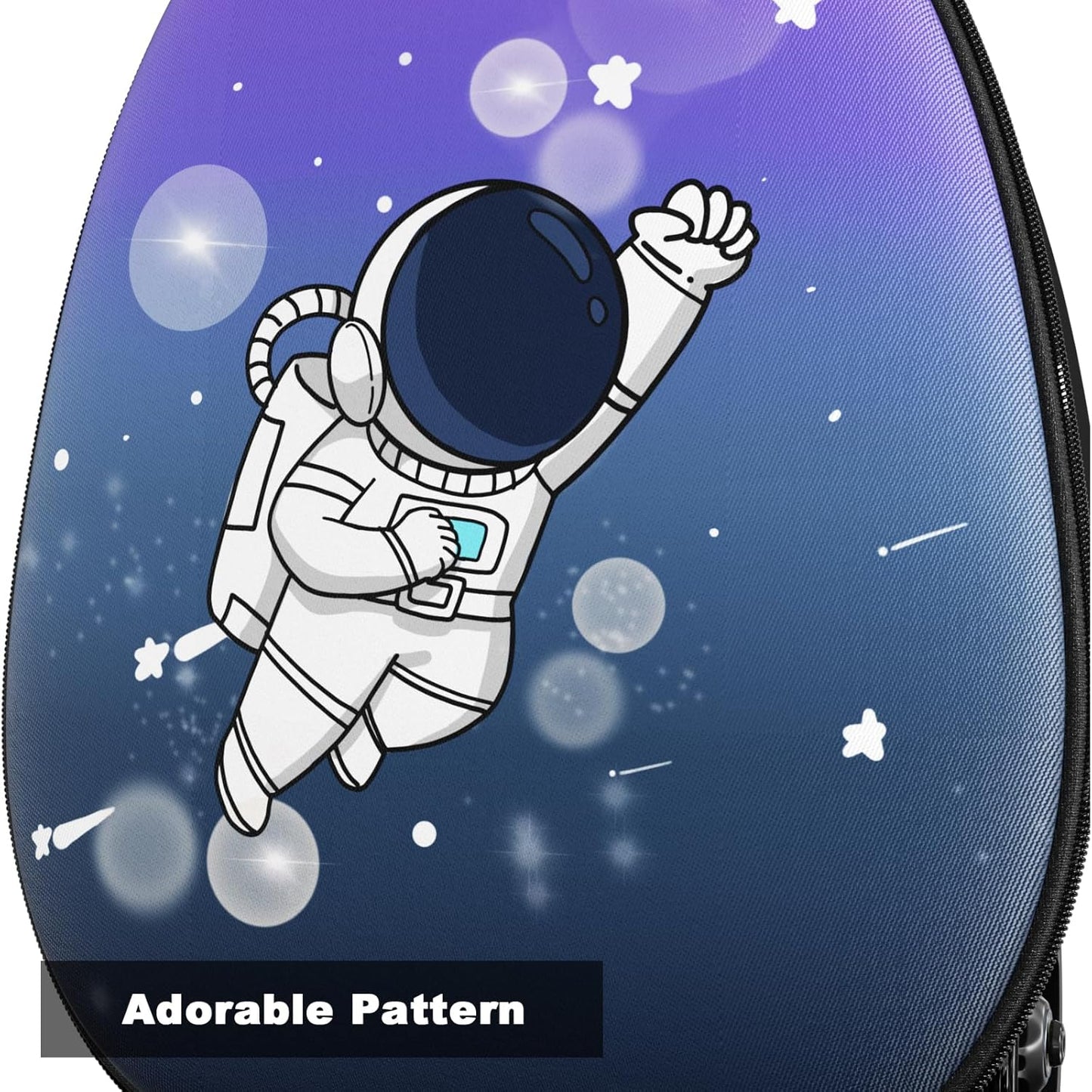 2-in-1 Ride-On Scooter Suitcase, Scooter Luggage for Kids Ages 5-12, Foldable & Lightweight Carry with LED Light-Up Wheels