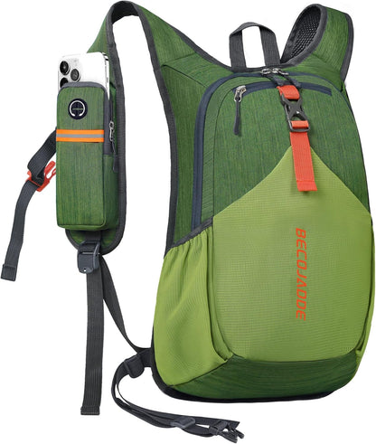 20L Small Hiking Backpack for Men Women Foldable Packable Back Pack Ultralight Hiking Daypack for Travel Camping Outdoor, Olive Green