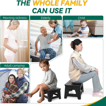 In-car Portable Toilet Collapsible Potty, Emergency Toilet, Temporary Potty For Outdoor Camping, Road Trips, Traffic Jams, Boating And Fishing